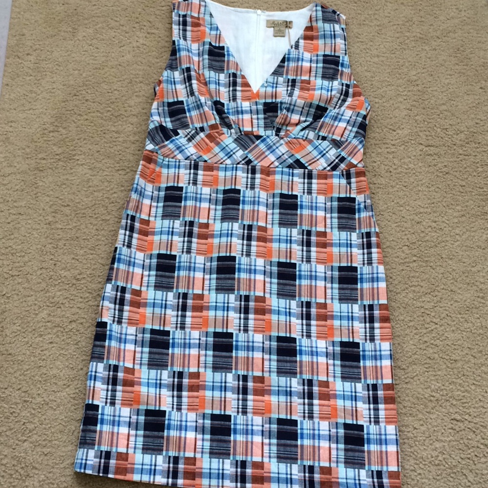 Peck & Peck Weekend Madras Dress size 8